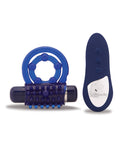 Nu Sensuelle Nu Sensuelle Endure Ultra Flex Remote Control Rechargeable Bullet Ring - Blue - Image 2