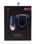 Nu Sensuelle Nu Sensuelle Silicone Remote Control XLR8 Turbo Boost Bullet Ring - Navy