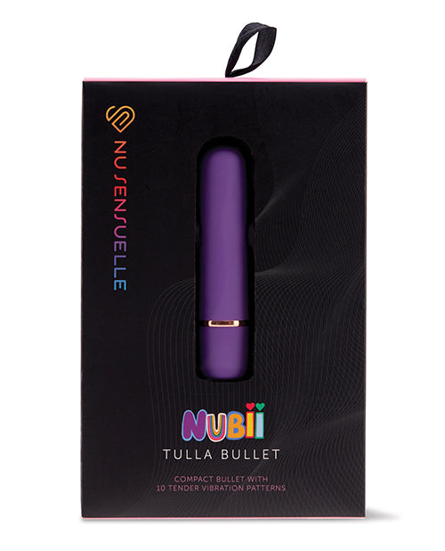 Nu Sensuelle Nu Sensuelle Nubii Tulla Rounded Tip 10 Speed Bullet - Purple