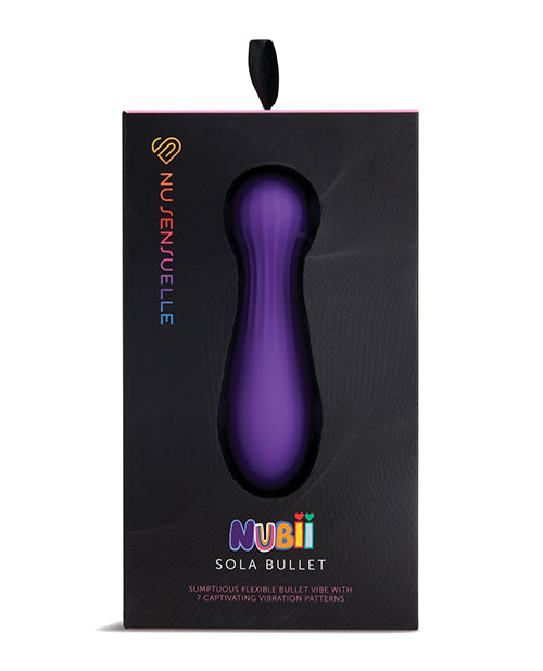 Nu Sensuelle Nu Sensuelle Sola Nubii Flexible Bullet - Purple