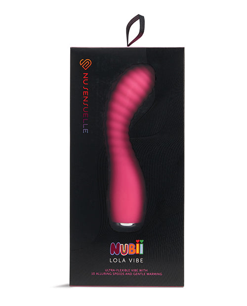 Nu Sensuelle Nu Sensuelle Lola Nubii Flexible Warming Vibe - Pink