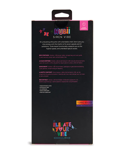 Nu Sensuelle Nu Sensuelle Siren Nubii G-Spot Vibe w/Hinge - Pink
