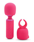 Nu Sensuelle Nu Sensuelle Harlow Mini Wand w/Masturbator Attachment - Pink - Image 2
