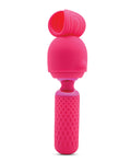 Nu Sensuelle Nu Sensuelle Harlow Mini Wand w/Masturbator Attachment - Pink - Image 4