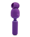 Nu Sensuelle Nu Sensuelle Harlow Mini Wand w/Masturbator Attachment - Purple - Image 3