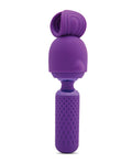 Nu Sensuelle Nu Sensuelle Harlow Mini Wand w/Masturbator Attachment - Purple - Image 4