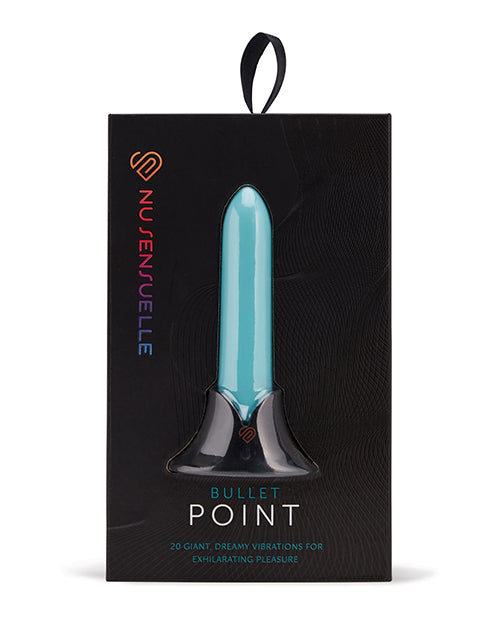 Nu Sensuelle Nu Sensuelle Point Rechargeable Bullet - Teal Blue