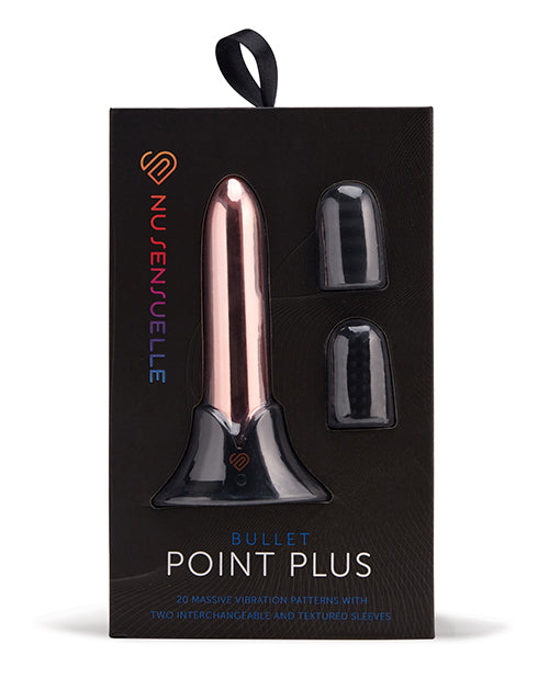 Nu Sensuelle Nu Sensuelle Point Plus Rechargeable Bullet - Rose Gold