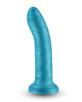 Royals Royals 6" Charlie Curved Dildo - Metallic Teal - Image 3