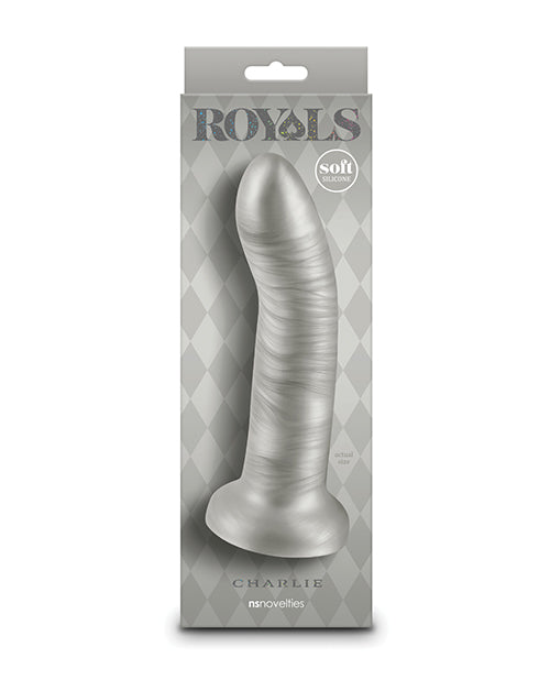 Royals Royals 7" Charlie Curved Dildo - Metallic Champagne