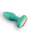 Techno Techno Prism App Controlled Rotating & Vibrating Anal Plug - Teal - Image 4