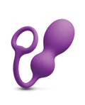 Techno Techno Bop Butt Plug w/Cock Ring - Violet - Image 2