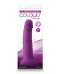 Colours Colours Pleasures 7" Vibrating Dong - Purple - Image 5
