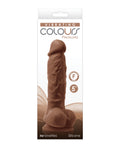 Colours Colours Pleasures 5" Vibrating Dildo - Brown