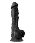 Colours Colours Pleasures 7" Dong w/Balls & Suction Cup - Black - Image 2