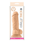 Colours Colours Pleasures Thick 5" Dildo - White