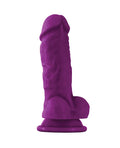 Colours Colours Pleasures Thick 5" Dildo - Purple - Image 2