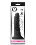 Colours Colours Pleasures 5" Thin Dildo - Black