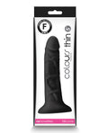 Colours Colours Pleasures 5" Thin Dildo - Black - Image 2