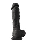 ColourSoft ColourSoft 8" Soft Dildo - Black - Image 2