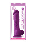 ColourSoft ColourSoft 8" Soft Dildo - Purple - Image 2