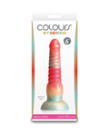 Colours Colours Stacked 6" Dildo - Red/Gold