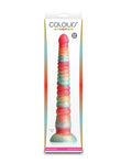 Colours Colours Stacked 12" Dildo - Red/Gold