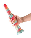 Colours Colours Stacked 12" Dildo - Red/Gold - Image 3