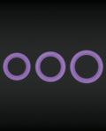 Firefly Firefly Halo Medium Cockring - Purple - Image 3