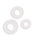 Firefly Firefly Glow in the Dark Bubble Cock Rings - White, Pack of 3 - Image 2