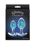 Cosmic Glams Cosmic Glams 2 pc Plug Kit - Blue