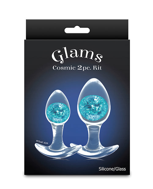Cosmic Glams Cosmic Glams 2 pc Plug Kit - Blue