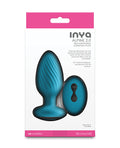 Inya INYA Alpine 2.0 Gyrating & Vibrating Anal Plug w/Remote - Teal - Image 2