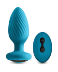 Inya INYA Alpine 2.0 Gyrating & Vibrating Anal Plug w/Remote - Teal - Image 3