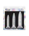 Crystal Crystal Anal Trainer Kit - Clear 3 pc Set