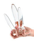 Crystal Crystal Anal Trainer Kit - Clear 3 pc Set - Image 3