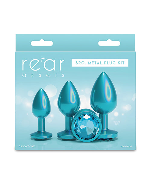 Rear Assets Rear Assets 3 pc Trainer Kit w/Teal Gem - Iridescent Teal