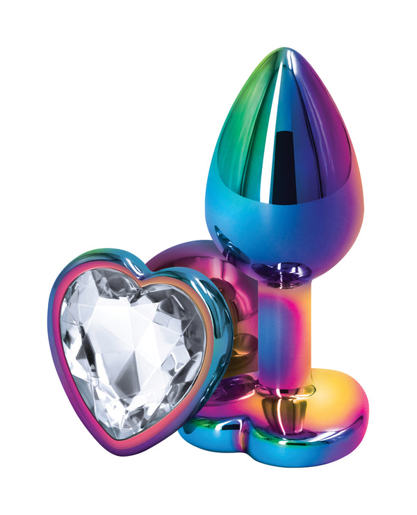 Rear Assets Rear Assets Multicolor Heart Small - Clear
