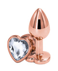Rear Assets Rear Assets Rose Gold Heart Small - Clear - Image 2