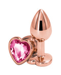 Rear Assets Rear Assets Rose Gold Heart Small - Pink - Image 2