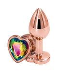 Rear Assets Rear Assets Rose Gold Heart Small - Rainbow - Image 4