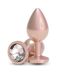 Rear Assets Rear Assets Medium w/Clear Gem - Iridescent Champagne - Image 2