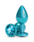 Rear Assets Rear Assets Medium w/Teal Gem - Iridescent Teal - Image 2