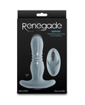 Renegade Renegade Gemini Anal Plug Vibrator w/Remote - Gray
