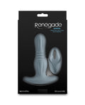 Renegade Renegade Gemini Anal Plug Vibrator w/Remote - Gray - Image 2