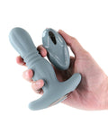 Renegade Renegade Gemini Anal Plug Vibrator w/Remote - Gray - Image 4