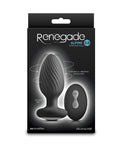 Renegade Renegade Alpine 2.0 Gyrating & Vibrating Butt Plug w/Remote - Black