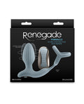 Renegade Renegade Pinnacle Cock Ring & Gyrating Prostate Massager - Gray - Image 3