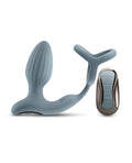 Renegade Renegade Pinnacle Cock Ring & Gyrating Prostate Massager - Gray - Image 4