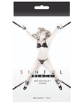 Sinful Sinful Bed Restraint Straps - Black